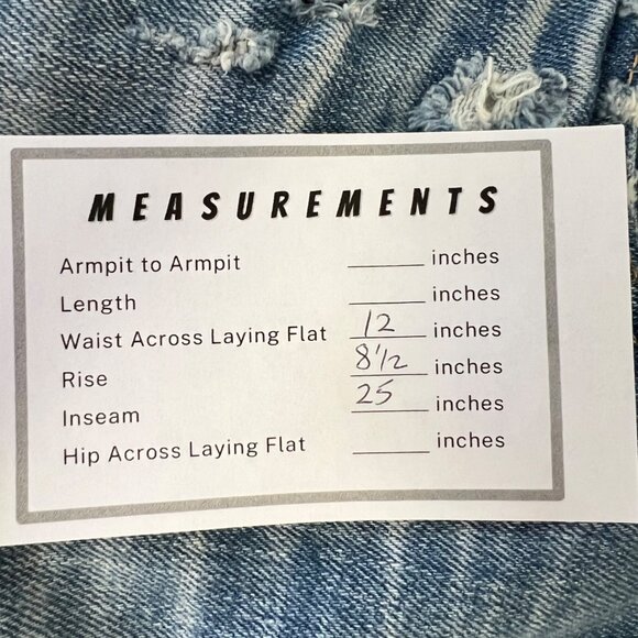 Moussy Vintage Womens Lenwood Mid-Rise Cropped Skinny Jeans Distressed size 23 - Picture 15 of 15